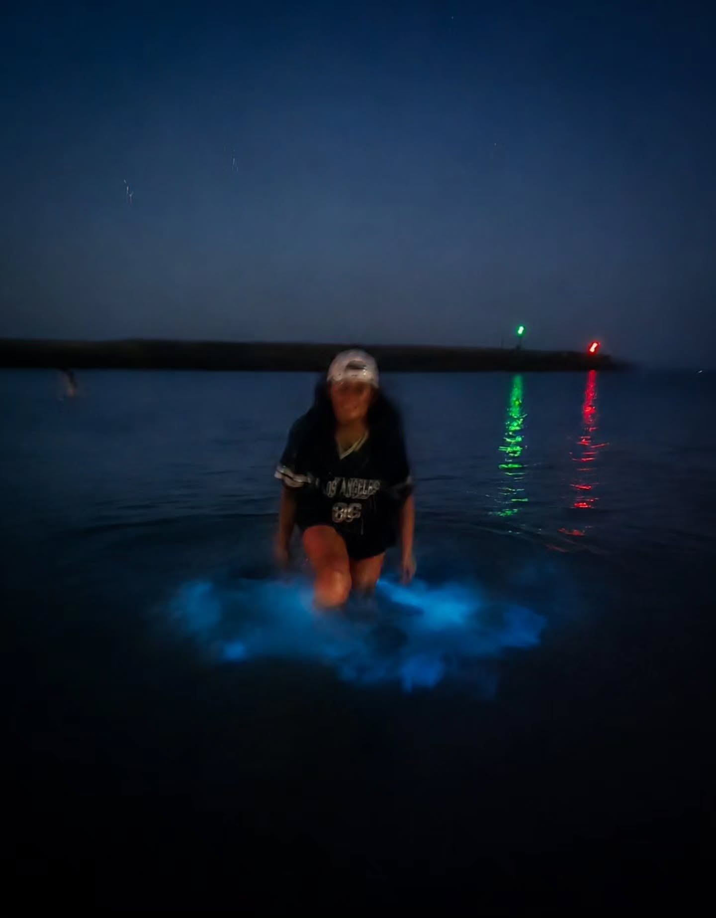 Photo d'un visiteur de la visite de Baie bioluminescente